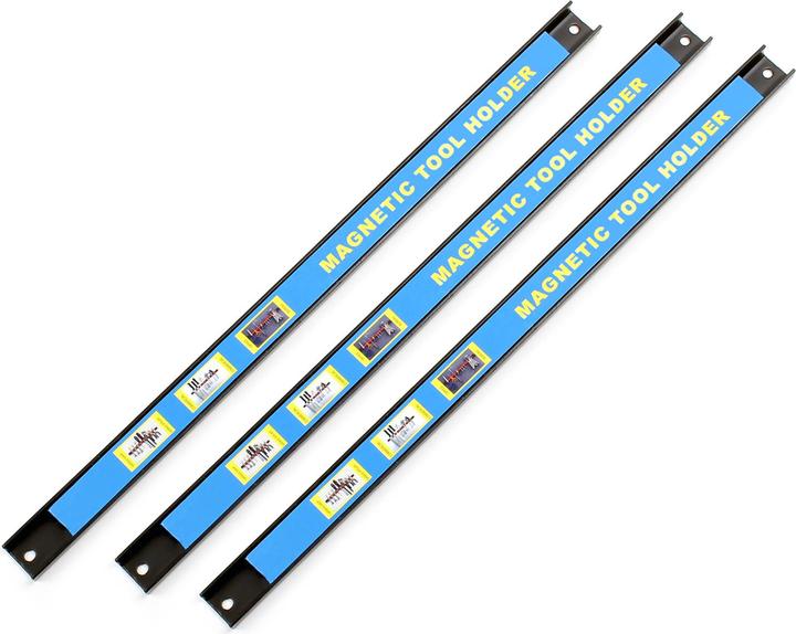 Produktbild Wiltec Magnetleiste 3er Set 46cm Werkzeughalter Werkstatt Schiene Wandhalterung