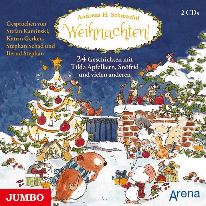 Produktbild Weihnachten! 24 Geschichten mit Tilda Apfelkern, Snöfrid und vielen anderen (Andreas H. Schmachtl, Deutsch)