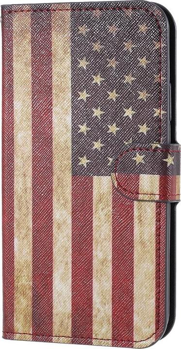 Produktbild Cover-Discount iPhone 11 Pro Max - Leder Hülle USA Amerika Flagge (Apple iPhone 11 Pro Max)