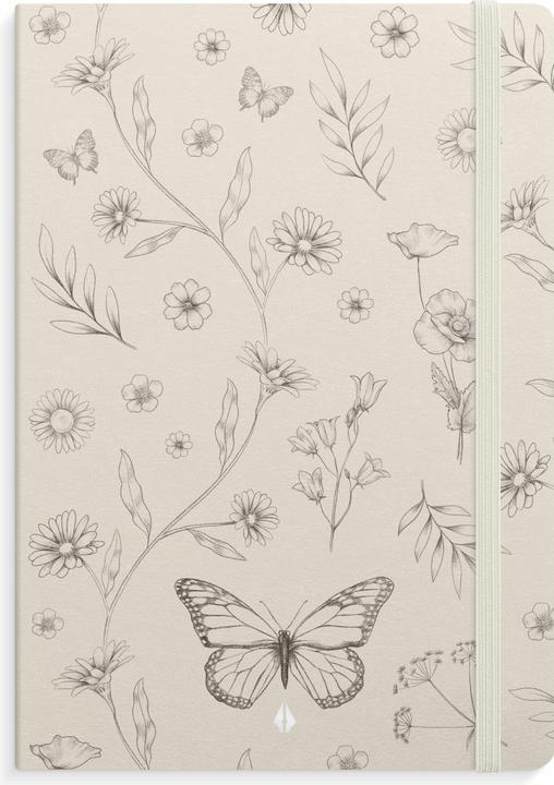 Immagine prodotto Burde Notizbuch Deluxe A5 Butterfly (A5, Righe)