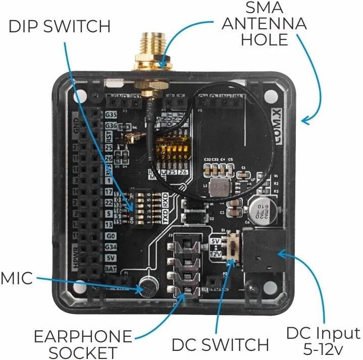 Actual product image M5Stack COM LTE 4G Module SIM7600G