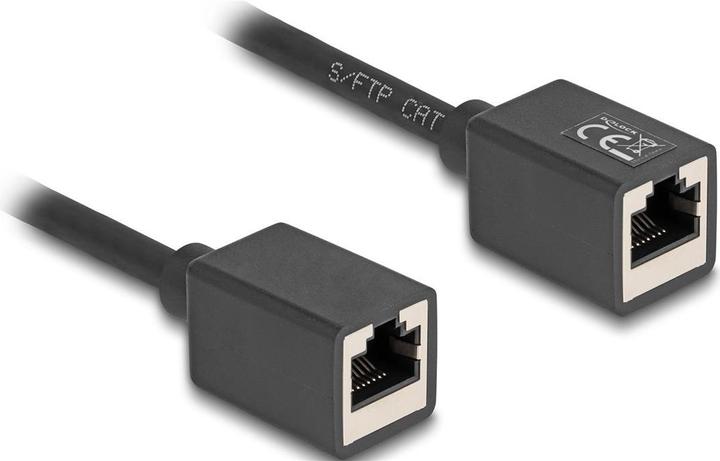 Produktbild Delock Netzwerk Verlängerungskabel Kupplung RJ45 Buchse zu R (S/FTP, CAT6a, 7.50 m)