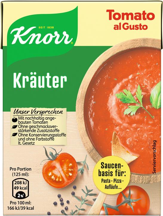 Knorr Tomato al Gusto aux herbes (370 g)