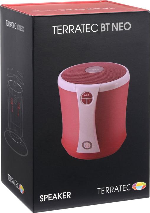 Image du produit Terratec Concert BT NEO rose Bluetooth 2.1 pour lecture sans fil Aux mains libres Micro SD (5 h, Fonctionnement sur piles, Alimentation via port USB, Fonctionnement sur batterie)