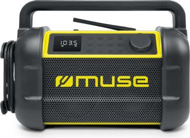 Image du produit Muse M-928 BTY Enceinte radio pour site d'emploi, noir/jaune (FM, Bluetooth, NFC)