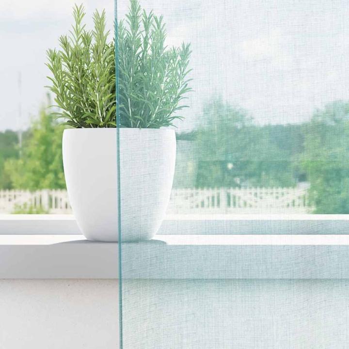 Produktbild VidaXL Voile Vorhänge mit Stangentaschen 2 Stk. Türkis (140 x 245 cm)