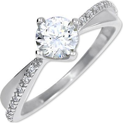 Brilio Golden women Ìs ring with crystals 229 001 00806 07 - Circuit: 56 mm (56)