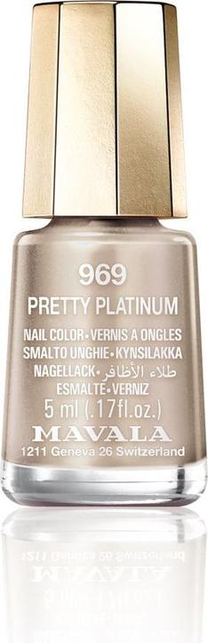 Actual product image Mavala Mini Colour's Nail Polish - Pretty Collection (Pretty Platinum, Colour paint)