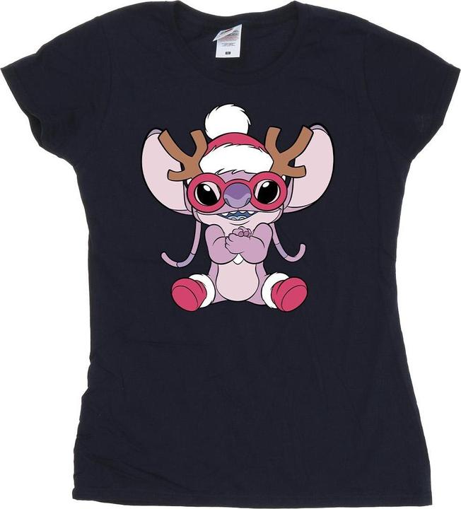 Disney Lilo & Stitch Angel Reindeer TShirt (L)
