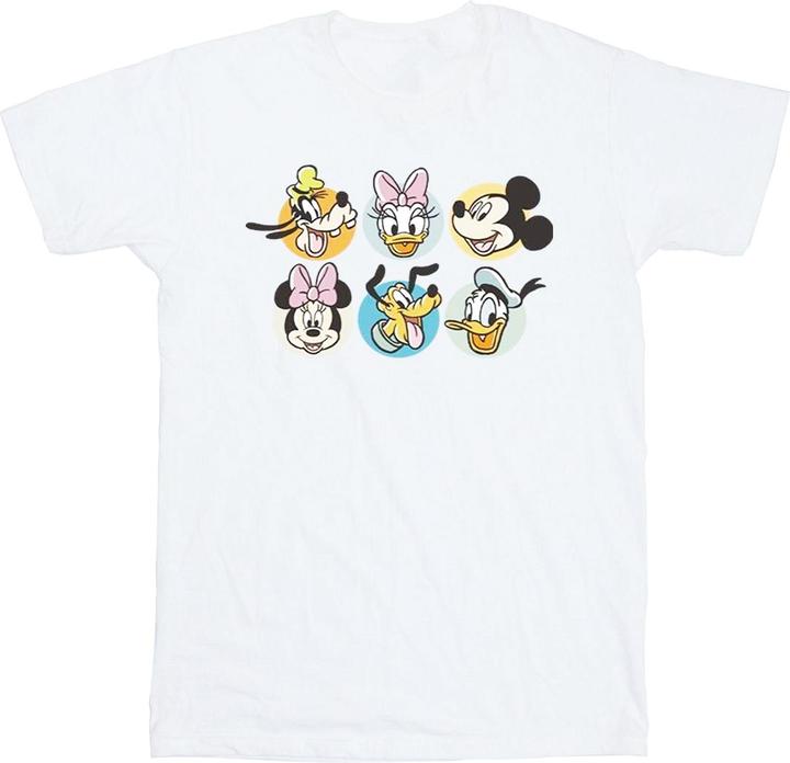 Disney Mickey Mouse And Friends Faces TShirt (M)