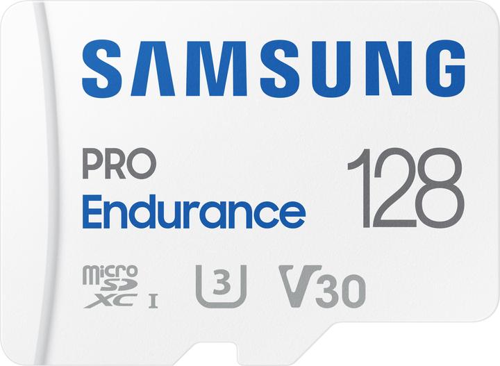 Actual product image Samsung PRO Endurance (128 GB, microSDXC, U3, UHS-I)