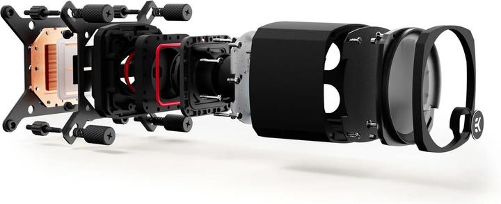 Actual product image EKWB EK-Nucleus AIO CR360 Dark complete water cooling system