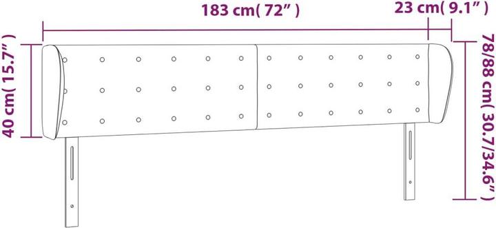 Image du produit VidaXL Zain (183 x 23 x 88 cm)