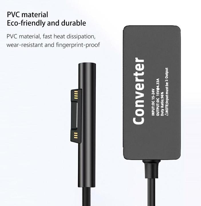 Produktbild PowerGuard DC Barrel 5.5 x 2.1 mm auf Microsoft Surface Ladegerät Netzteil Adapter