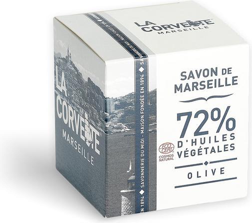 La Corvette Savon de Marseille Olive Block fest (Hartseife)