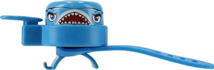 Actual product image Crazy Safety Blue Shark Bicycle Bell for Kids - Blue - Unisize
