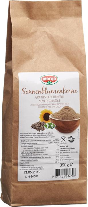 Produktbild Morga Sonnenblumenkernprotein roh glutenfrei Bio Plv (1 Stück, Pulver, 361 g)