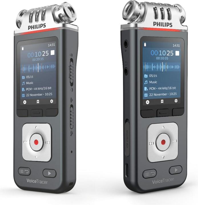 Image du produit Philips DVT6115 Traceur vocal numérique (8 Go)