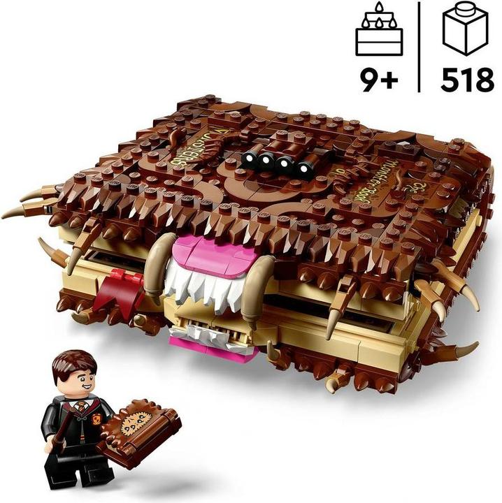 Produktbild LEGO 76449 ® HARRY POTTER™ Beissendes Monsterbuch der Monster (76449, LEGO Harry Potter)