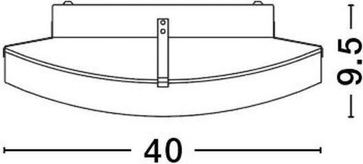 Produktbild Nova Luce GIORNO Deckenleuchte E27 2-fach Weiss 9,5x40cm dimmbar 605802