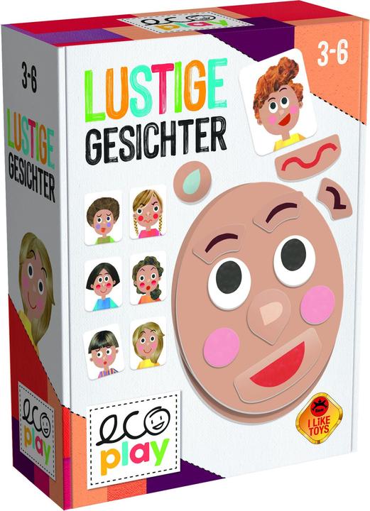 Actual product image Headup Games eco play - Funny faces (Italian)