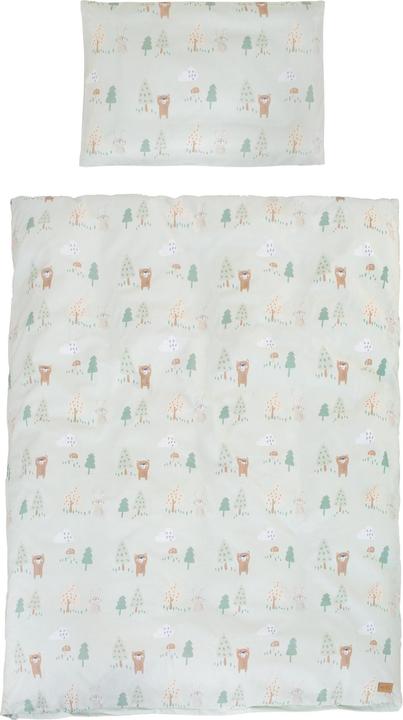 Roba Bettwäsche 2-teilig Woodland Buddies (100 x 135 cm, 40 x 60 cm)