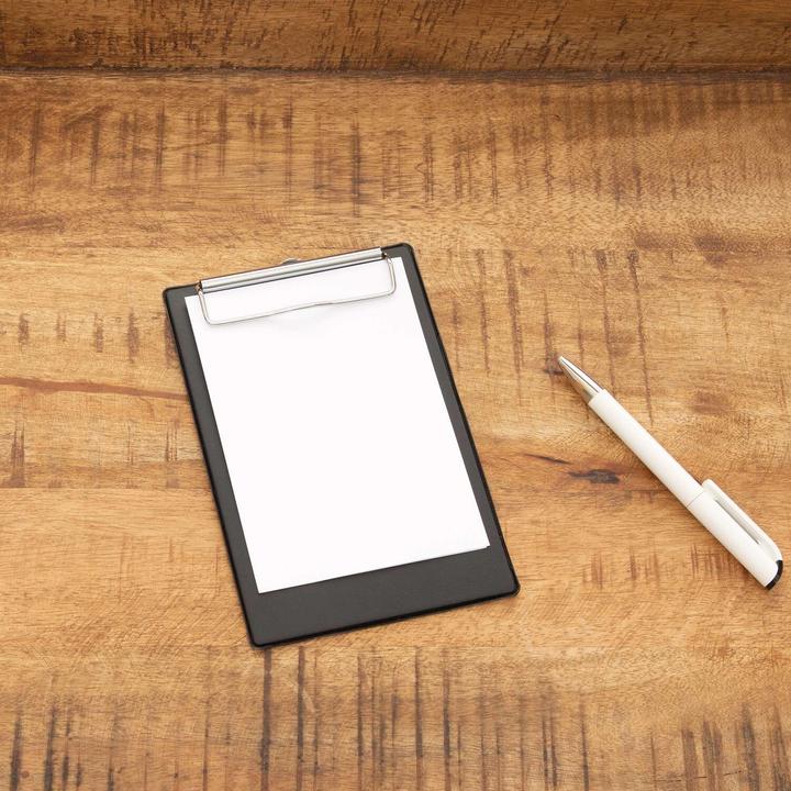 Actual product image Maul Clipboard 2335690 DIN A6 black cardboard