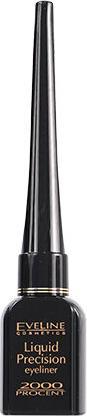 Actual product image Eveline EVELINE Eyeliner Liquid Precision Matt Black czarny eyeliner do oczu (Matt Black)
