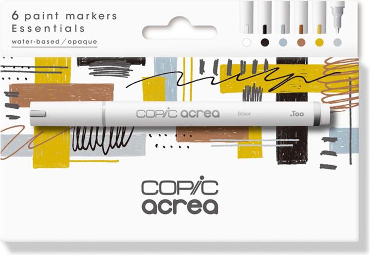 Produktbild Copic Marker acrea Set Essentials (Multicolor, 0.80 mm, 6 x)