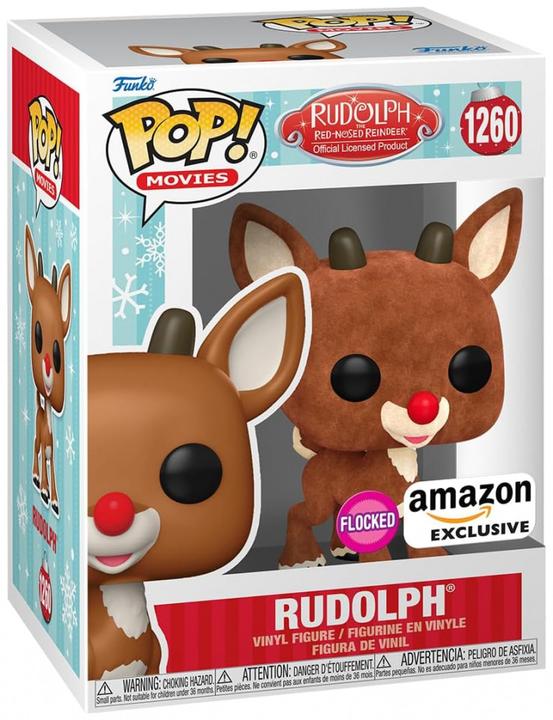 Produktbild Funko POP! Rudolph the Red-Nosed Reindeer Rudolph Exclusive Floquée