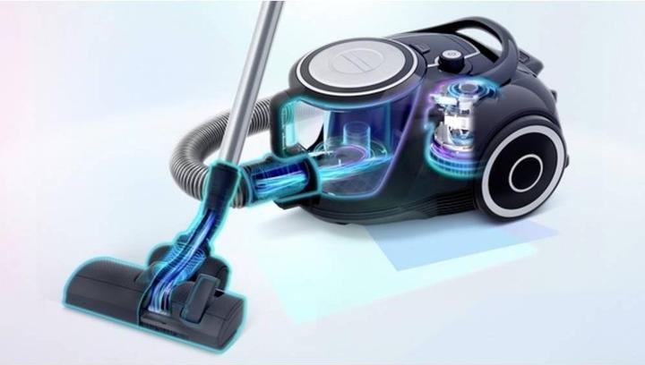 Produktbild Bosch Hausgeräte Serie 6, Beutelloser Staubsauger, ProFamily, Blau, BGC41XFMLY