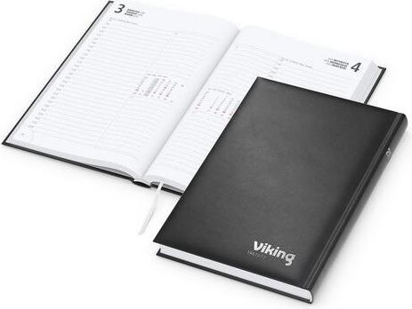 Viking Diario 1861073 nero (A5, Tedesco)