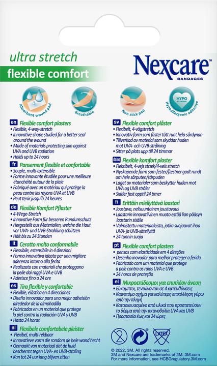 Nexcare Ultra Stretch Comfort Flexible Pflaster (30 x)