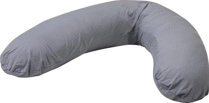 Bubaba Nursing Pillow Dots 170x35cm grey