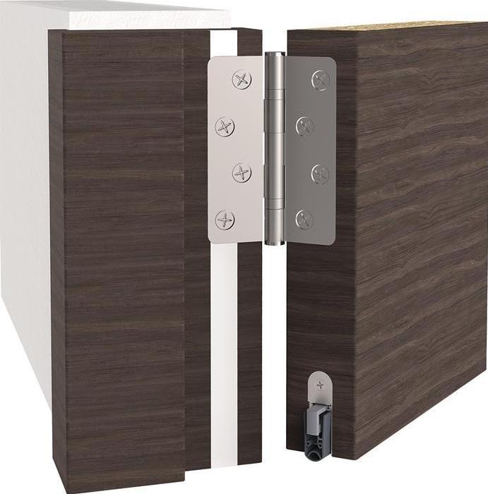 Immagine prodotto Athmer Guarnizione acustica L-15/30 WS 1-880 1 lato lunghezza 708 mm alluminio anodizzato argento