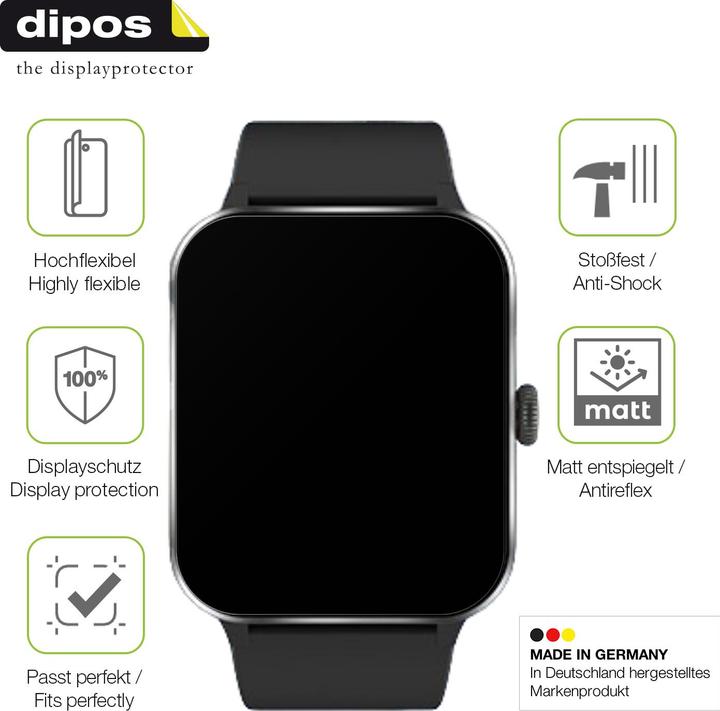 Produktbild Dipos Full Cover Schutzfolie Matt