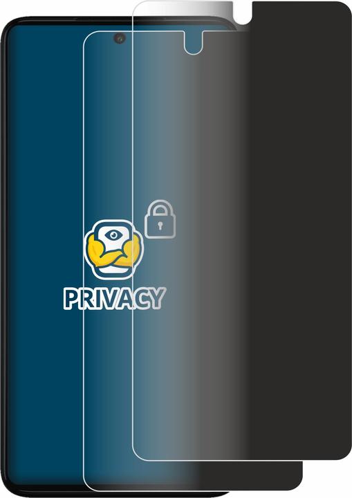 Produktbild BROTECT Sichtschutzfolie Anti-Spy Privacy Folie Blaulicht-Schutz (2 Stück, Motorola Moto G52)