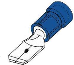 Actual product image Velleman Male Connector 6.4Mm Blue