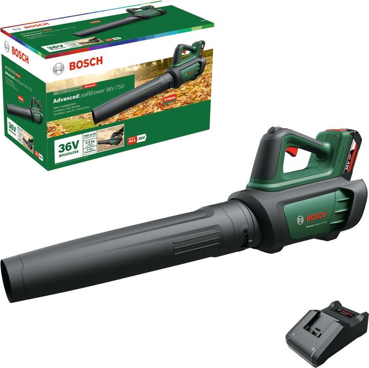 Actual product image Bosch Home & Garden AdvancedLeafBlower 36V-750 (Rechargeable battery operated, Leaf blower)