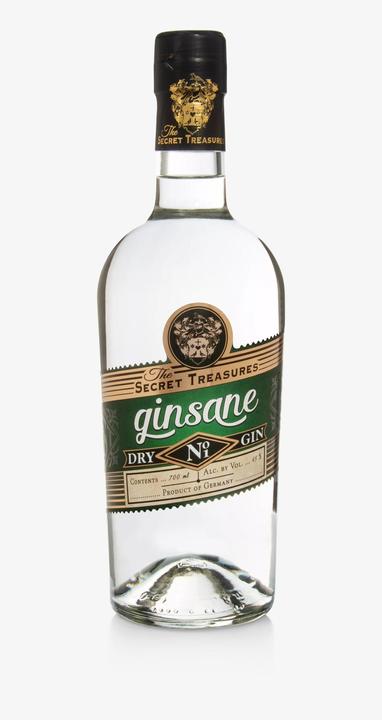 Actual product image The Secret Treasures Ginsane Dry Gin (1 x 70 cl)