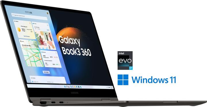 Immagine prodotto Samsung Galaxy Book3 360 (13.30", Intel Core i7-1360P, 16 GB, 1000 GB, DE)