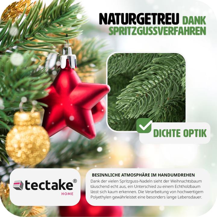 Actual product image tectake Artificial Christmas tree (140 cm)