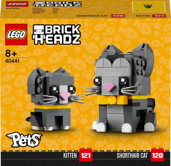 Produktbild LEGO BrickHeadz Kurzhaarkatzen (40441, LEGO Brickheadz)