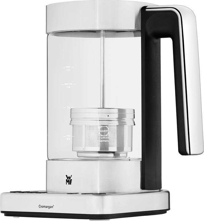 Produktbild WMF Glas Wasserkocher mit Temperaturwahl 1,7l Teesieb Warmhaltefunktion Lono 3000W (1.70 l)