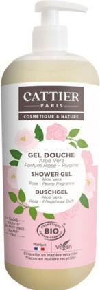 Cattier Körperreinigung Duschgel Aloe Vera Rose-Pfingstrose 1000 ml (1000 ml)