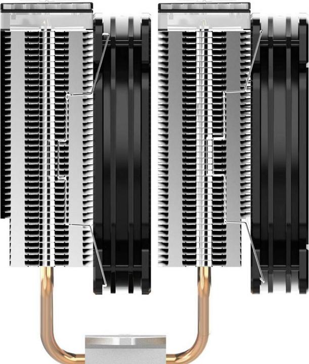 Actual product image Jonsbo CR-2000 GT CPU Cooler Dual Tower, ARGB - 2x 120mm (159 mm)