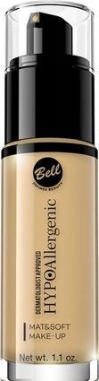 Bell Cosmetics HypoAllergenic Mat&Soft Make-Up hypoallergenic mattifying fluid 03 Sunny Beige 30g (Sunny Beige)