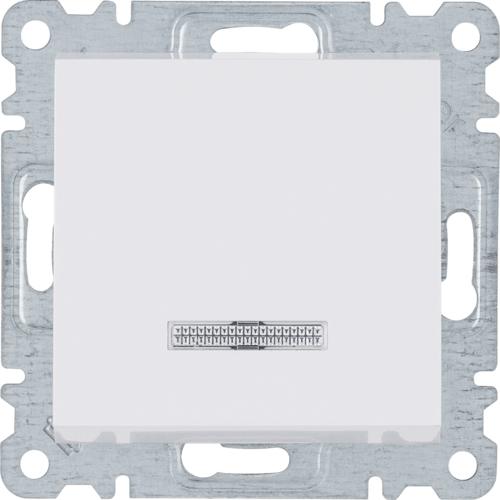 Actual product image Hager Lumina 2 staircase switch white illuminated (WL0220)