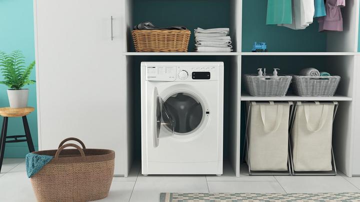 Image du produit Indesit BDE 861483X WK IT N laveuse-sécheuse en pose libre Chargement frontal Blanc D (Prise UE)