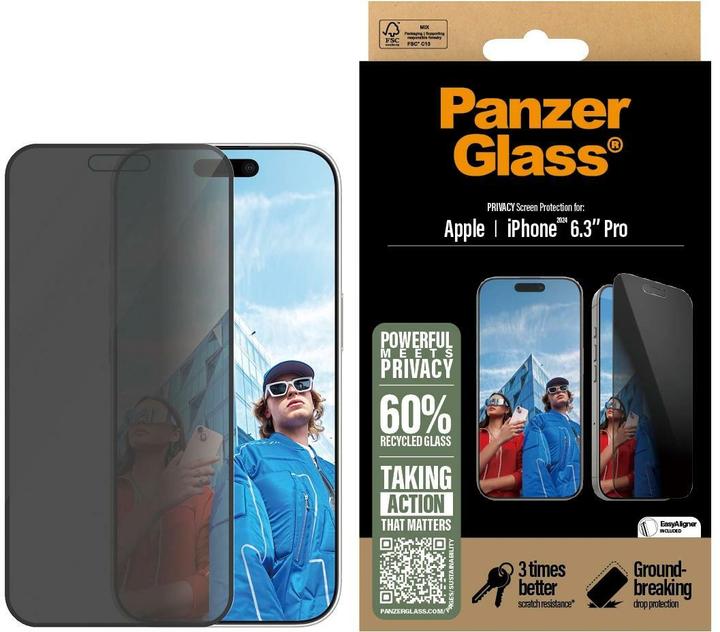 PanzerGlass Ultra-Wide Fit (1 Stück, Apple iPhone 16 Pro)
